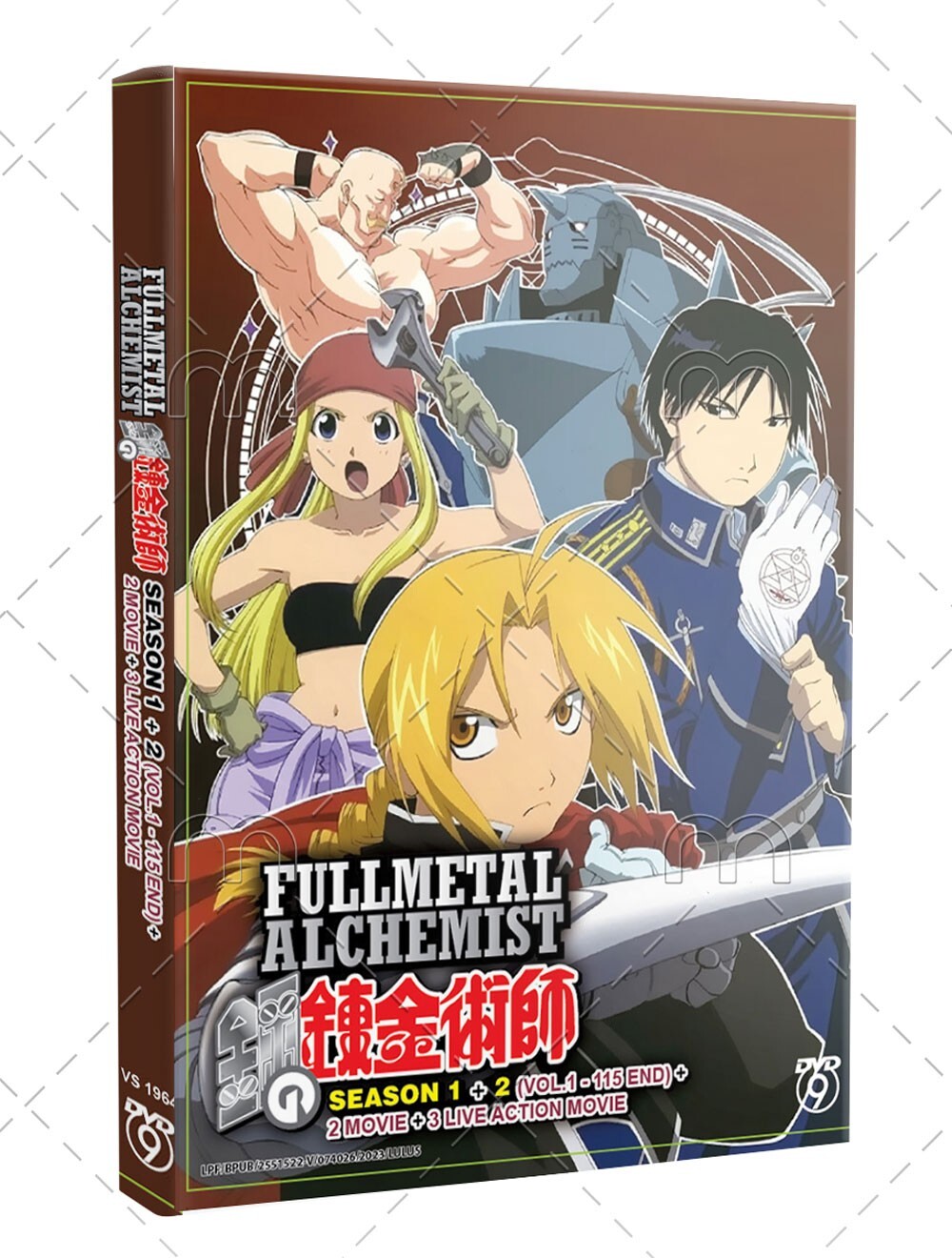 DVD Fullmetal Alchemist TV Series Season 1+2 Vol.1-115 End +2Movie+3LiveMovie