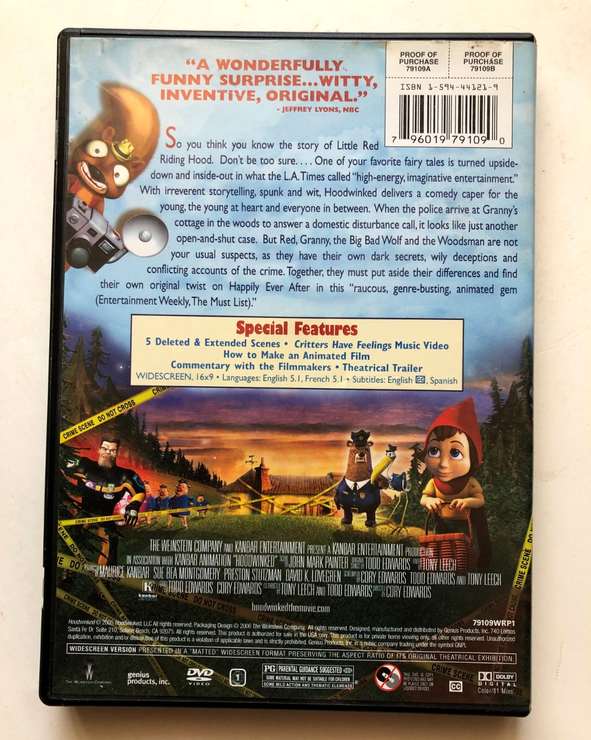 Hoodwinked: DVD Widescreen Jim Belushi