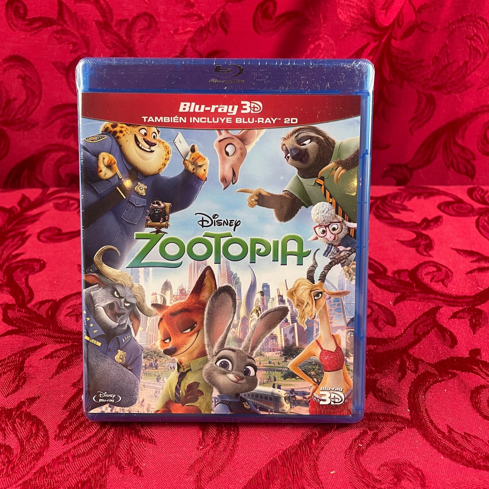ZOOTOPIA (Blu-ray) Disney, 2 Discs Blu-ray + 3D, Ginnifer Goodwin, Jason Bateman