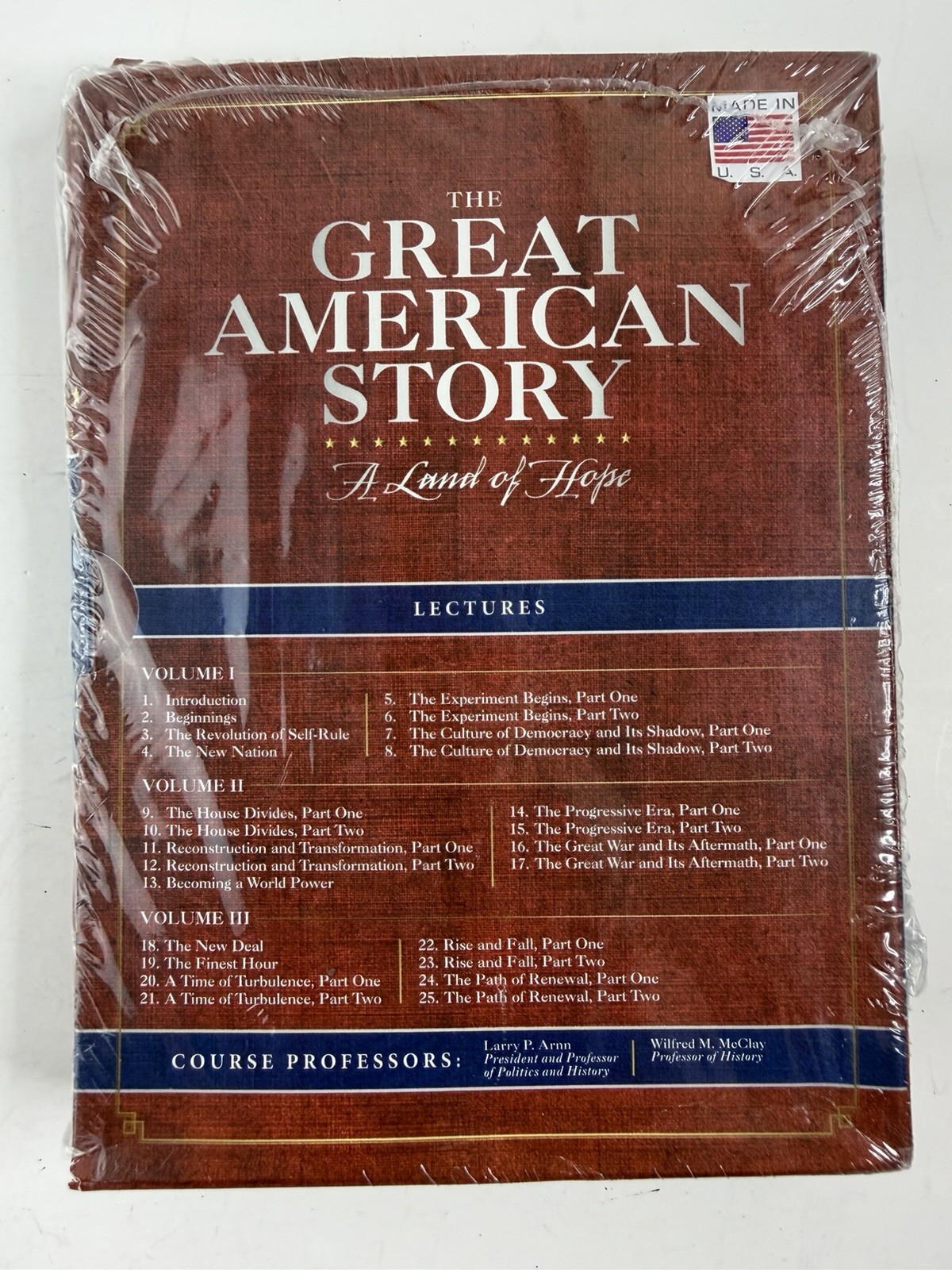 The Great American Story: A Land of Hope (Hillsdale College, DVD Box Set) Sealed