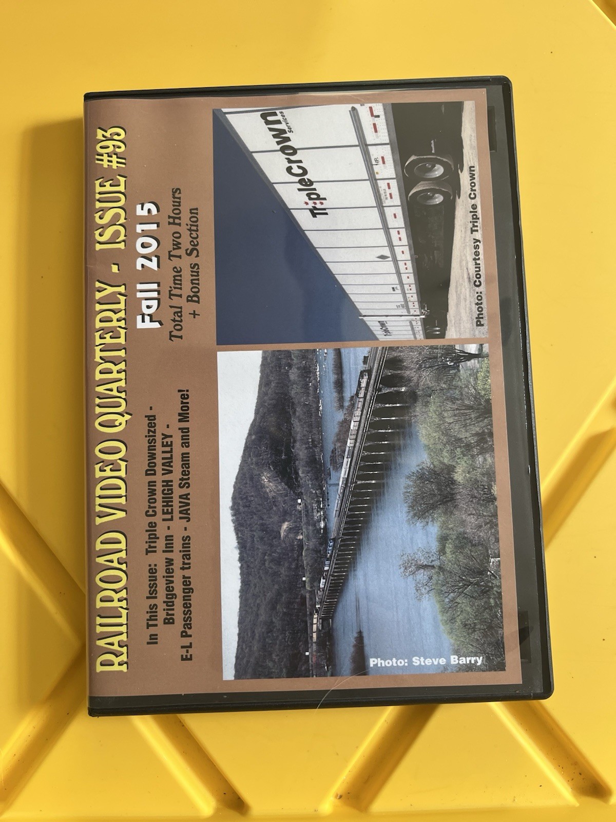 Railroad Video Quarterly Magazine Issue #93 Fall 2015 Trains Railroad DVD