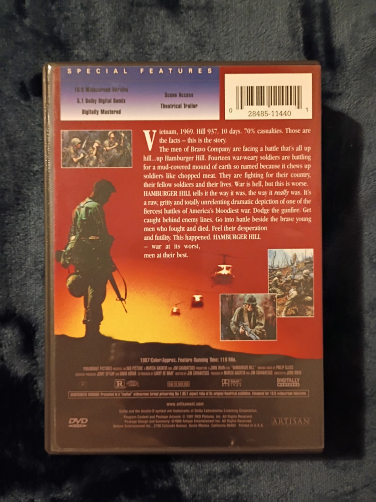 3 Vietnam War DVDs Casualties of War, We Were Soldiers & Hamburger Hill