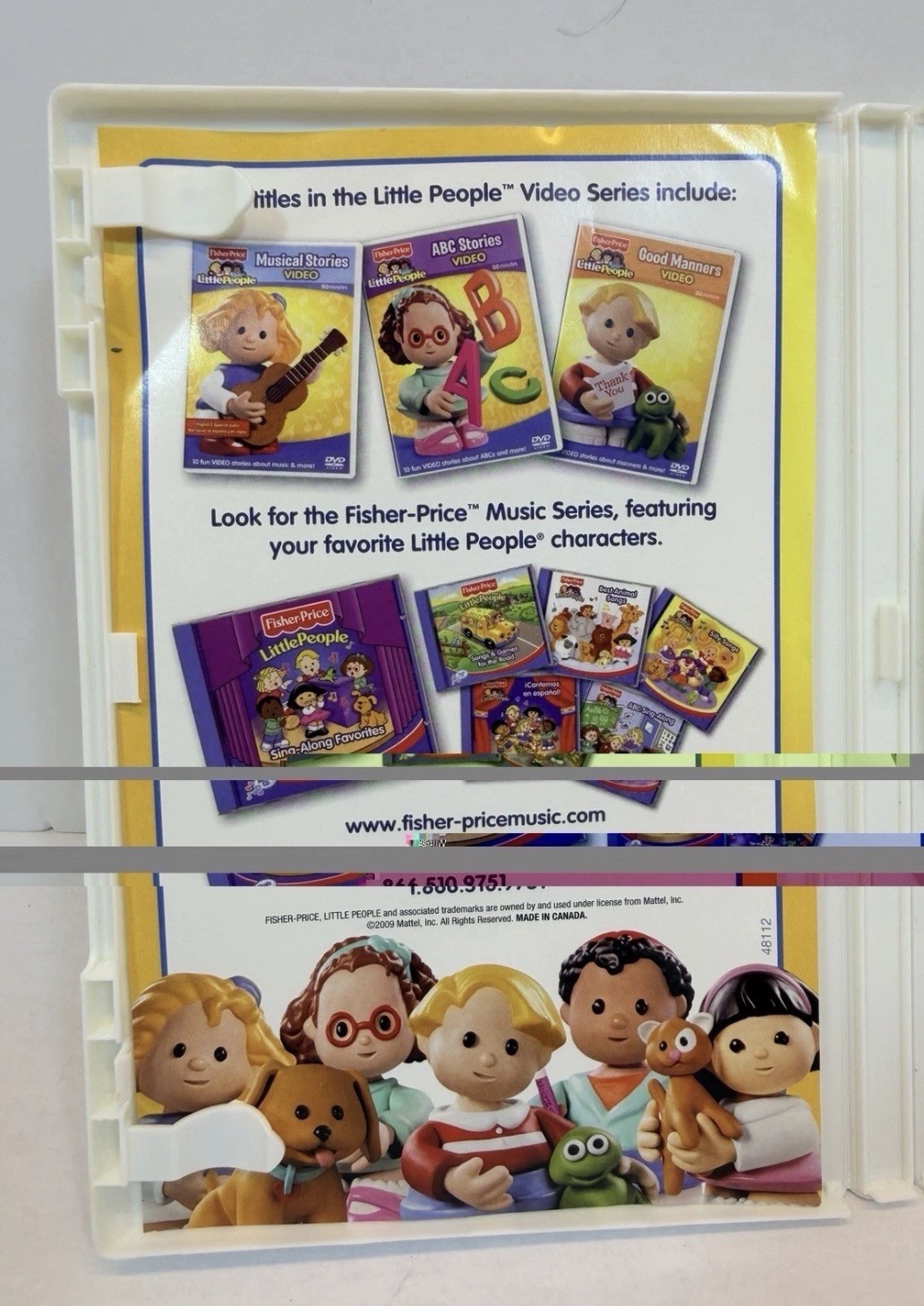 Little People DVD BEST FRIENDS 50 min; 10 STORIES- Fischer Price