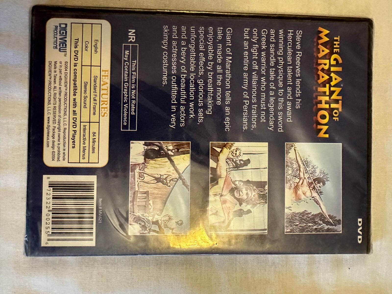 The Giant Of Marathon DVD Slim Case GOOD