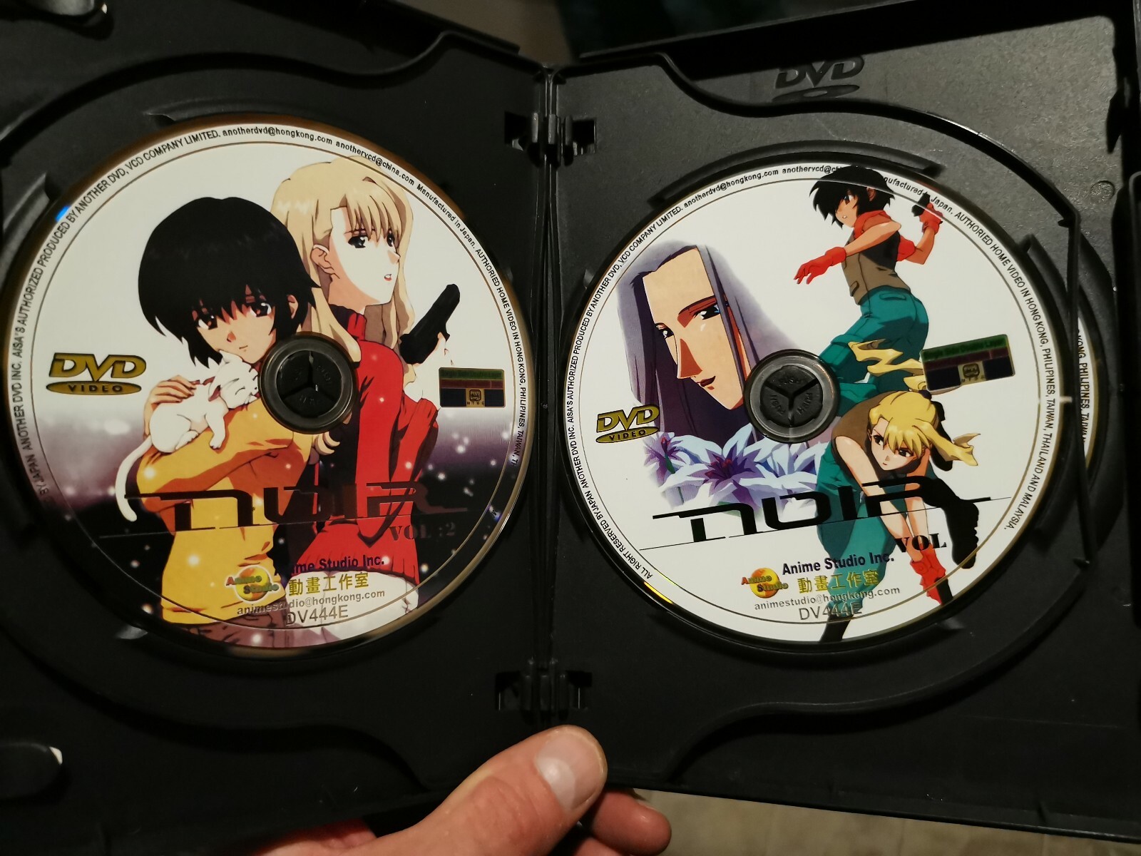 Noir: Original TV Animation Volume 1-4 (4-DVD) Japanese Anime. All Region.