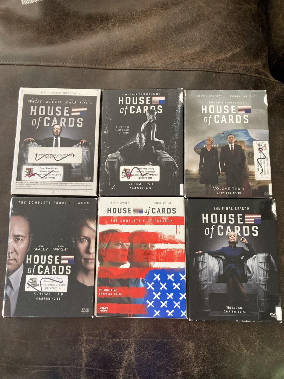 House Of Cards – Complete Series – Seasons 1-6 DVD 1 2 3 4 5 6