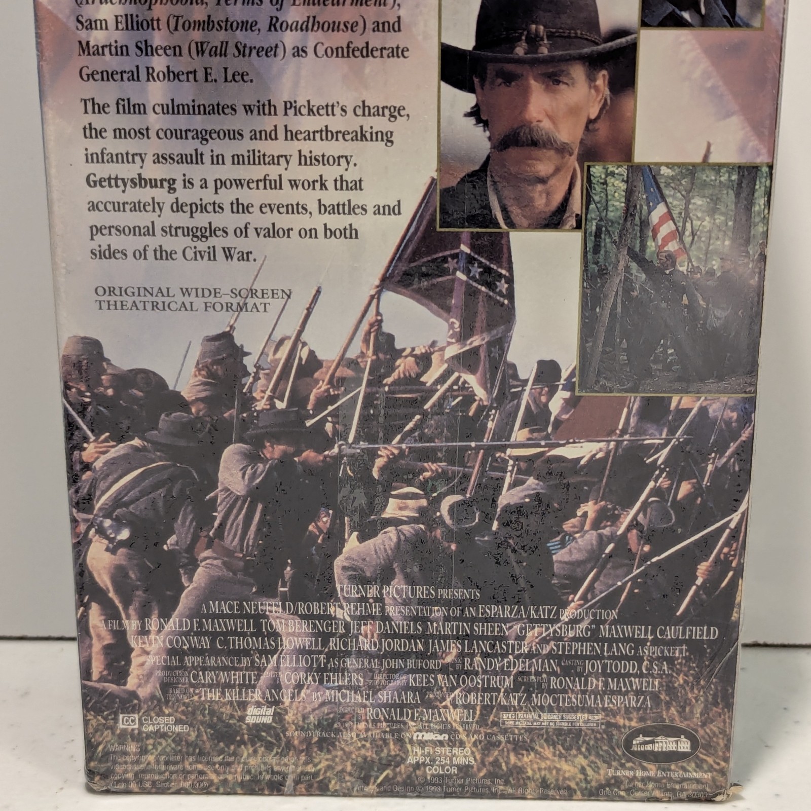 Gettysburg (VHS, 1993) 2-Tape Set – Brand New Factory Sealed – Mint Condition