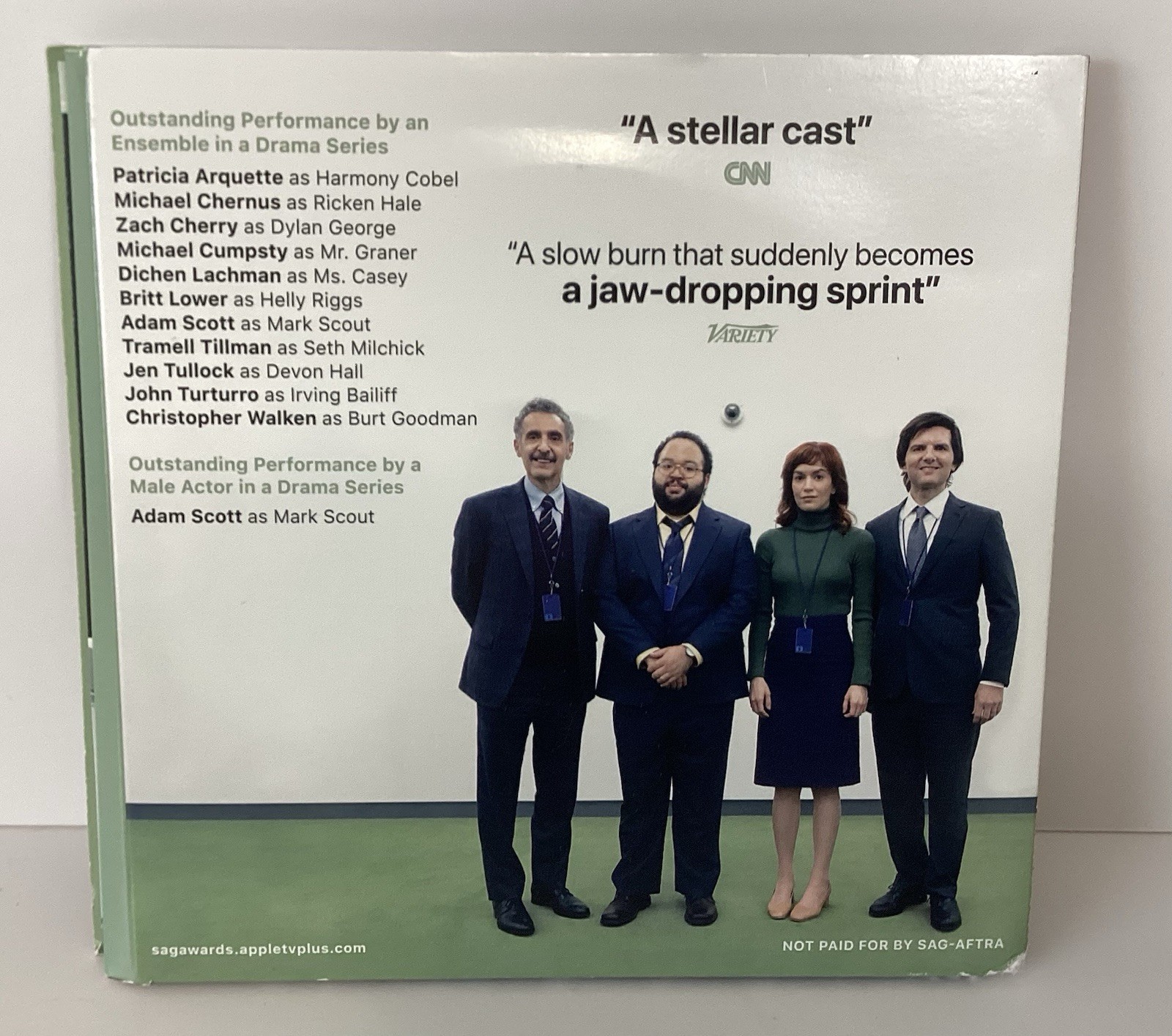 Severance Season 1 Promo Screener/For Your Consideration DVD (3 Disc Set)