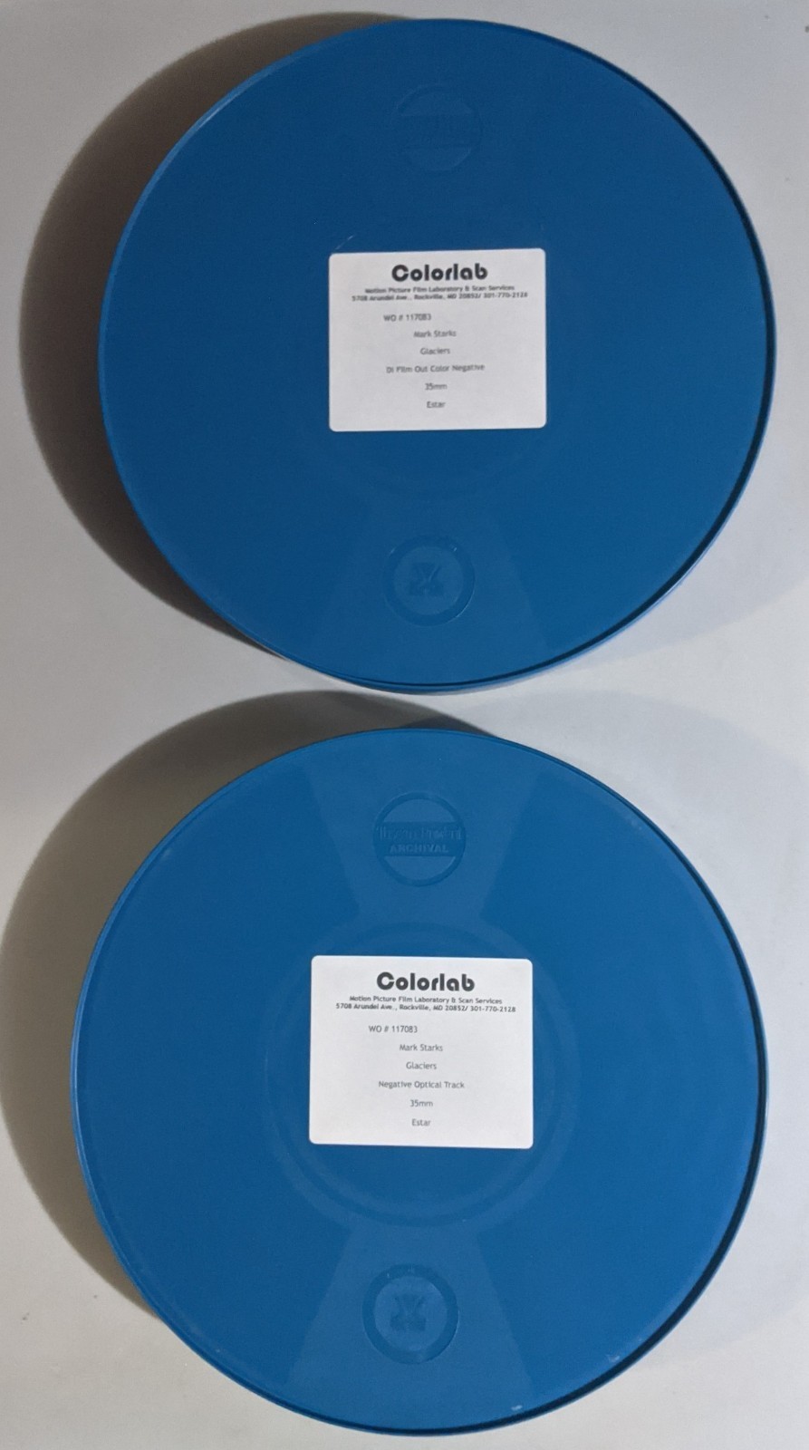 35mm Unscreened Negative Glaciers Movie United Nations Academy Film Archive 2025