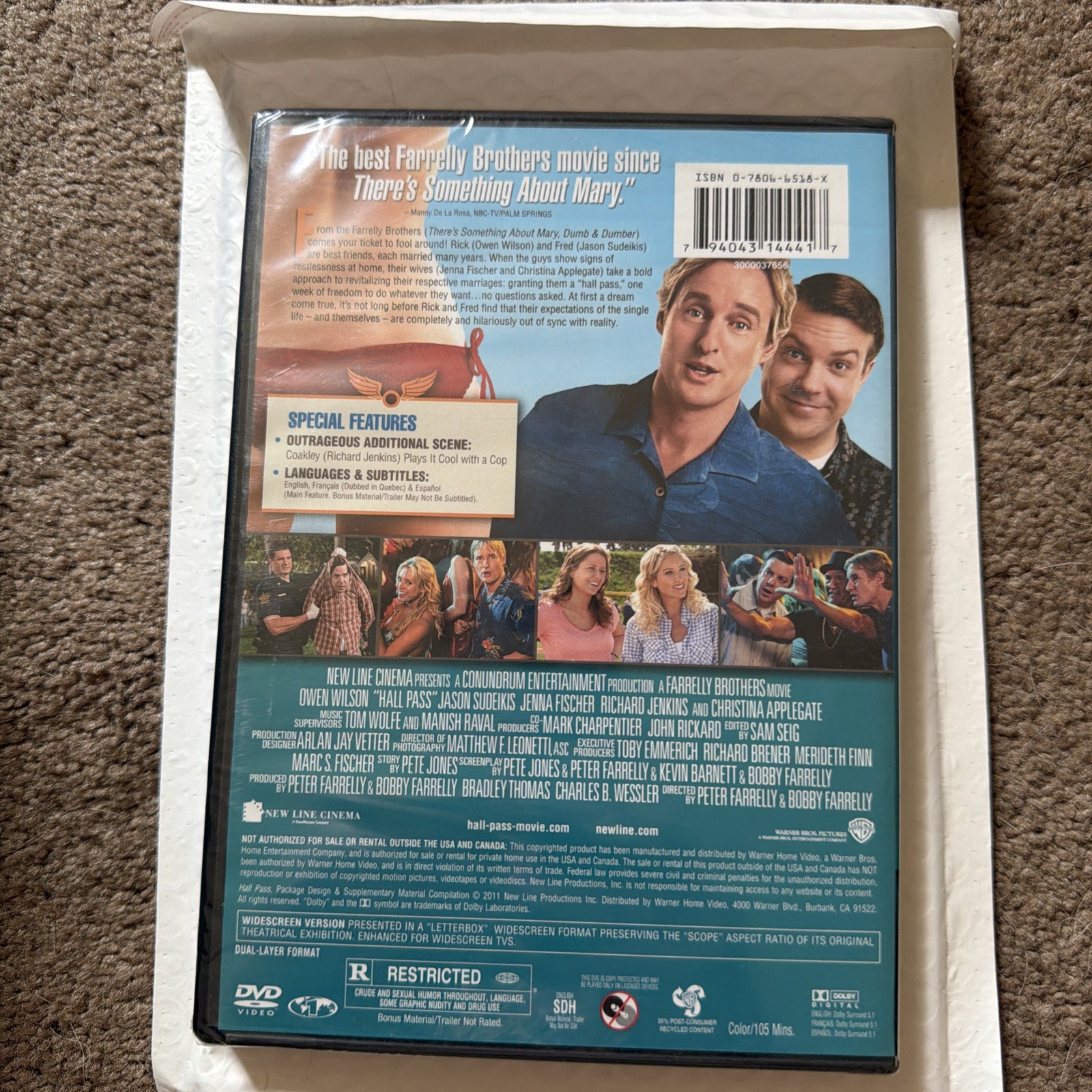Hall Pass (DVD, 2011) NEW