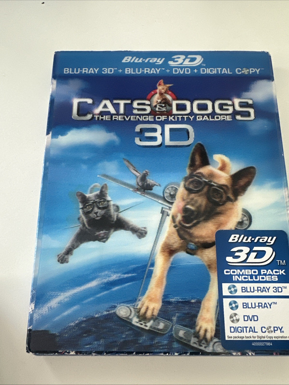 Cats and Dogs: The Revenge of Kitty Galore – Blu-Ray 3-D w/lenticular cover