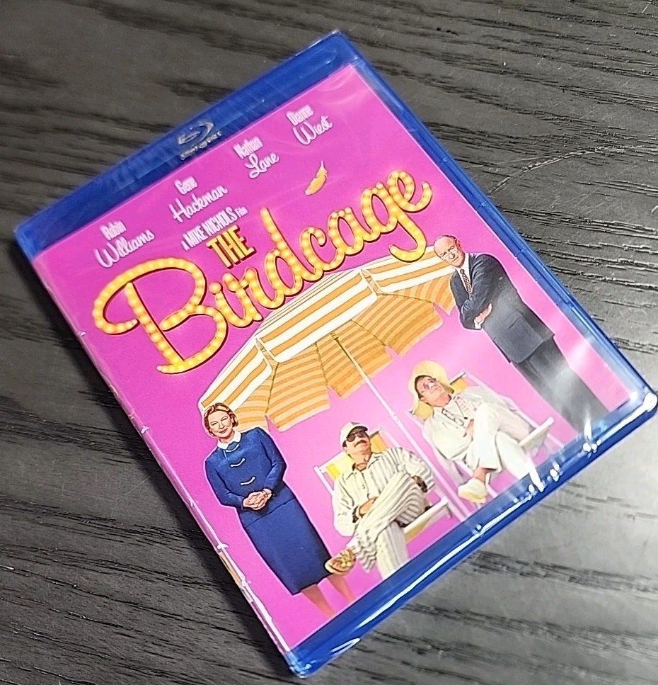 The Birdcage Blu-ray MGM Robin Williams Gene Hackman Director Mike Nichols NEW