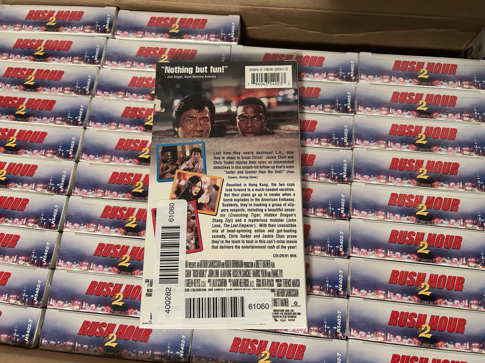 2001 Rush Hour 2 VHS New Factory Sealed Tape From A Sealed Case QTY