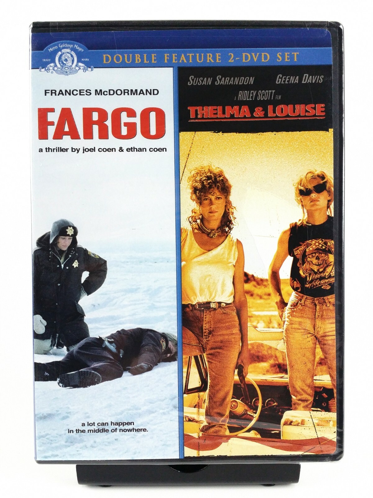 Fargo + Thelma Louise ( 2-DVD Set,1996,1993) William H Macy Geena DaviS *NEW