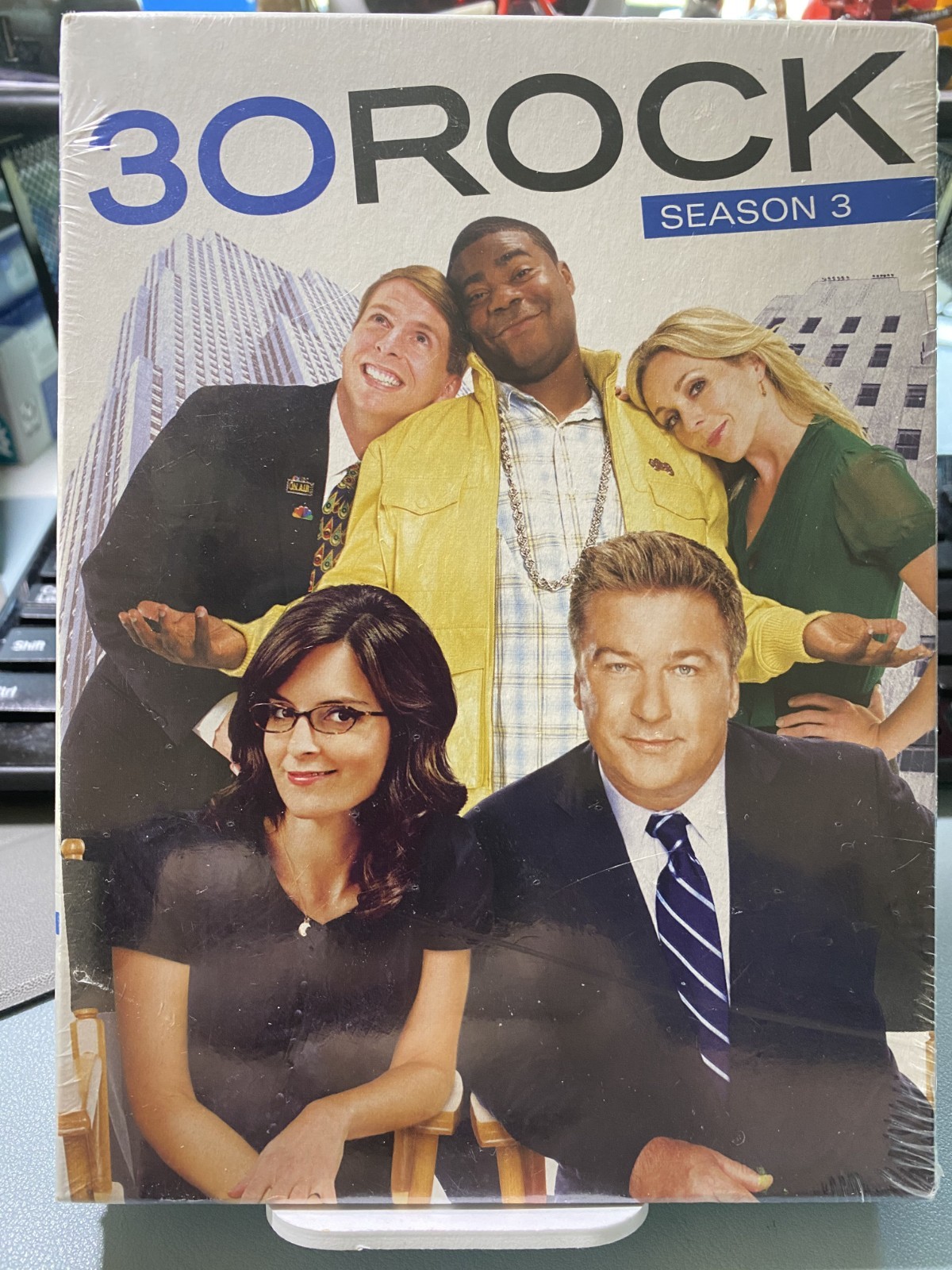 30 Rock: Season 1 2 3 (DVD) NEW Factory Sealed Seasons One Two Three (1846)