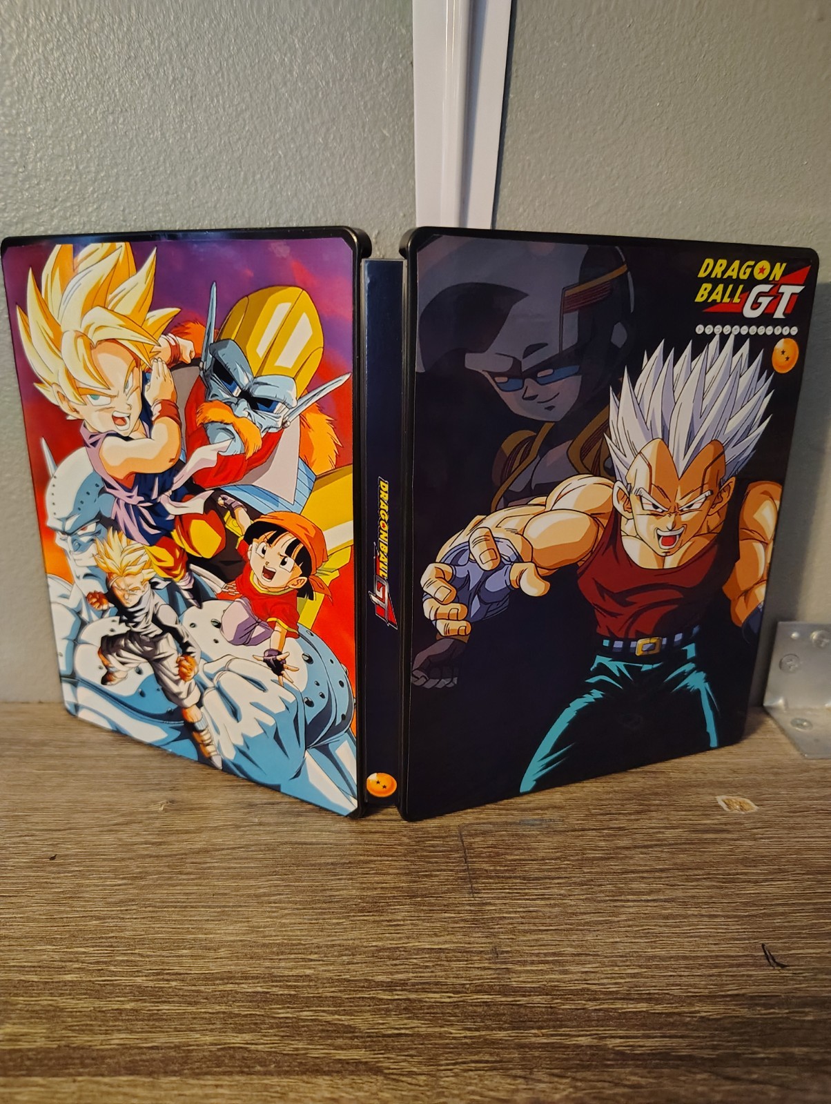 Custom Dragon Ball GT Blu Ray/Dvd Steelbook Set Of 5 ONLY READ
