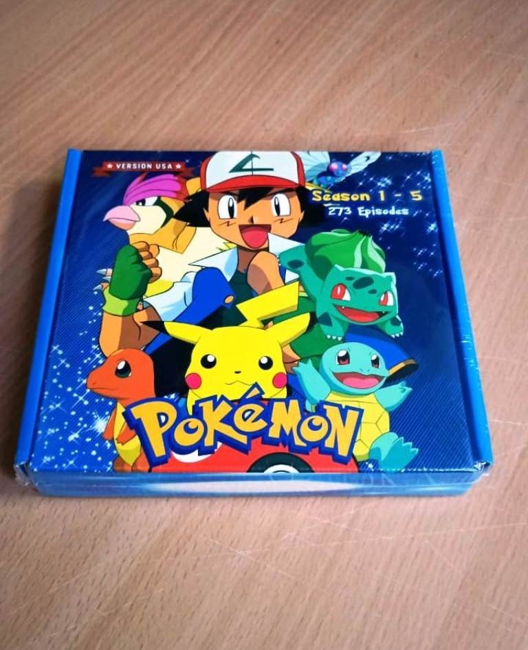 Pokemon Season 1-5 Indigo League Orange Island Johto Journey Johto League Anime