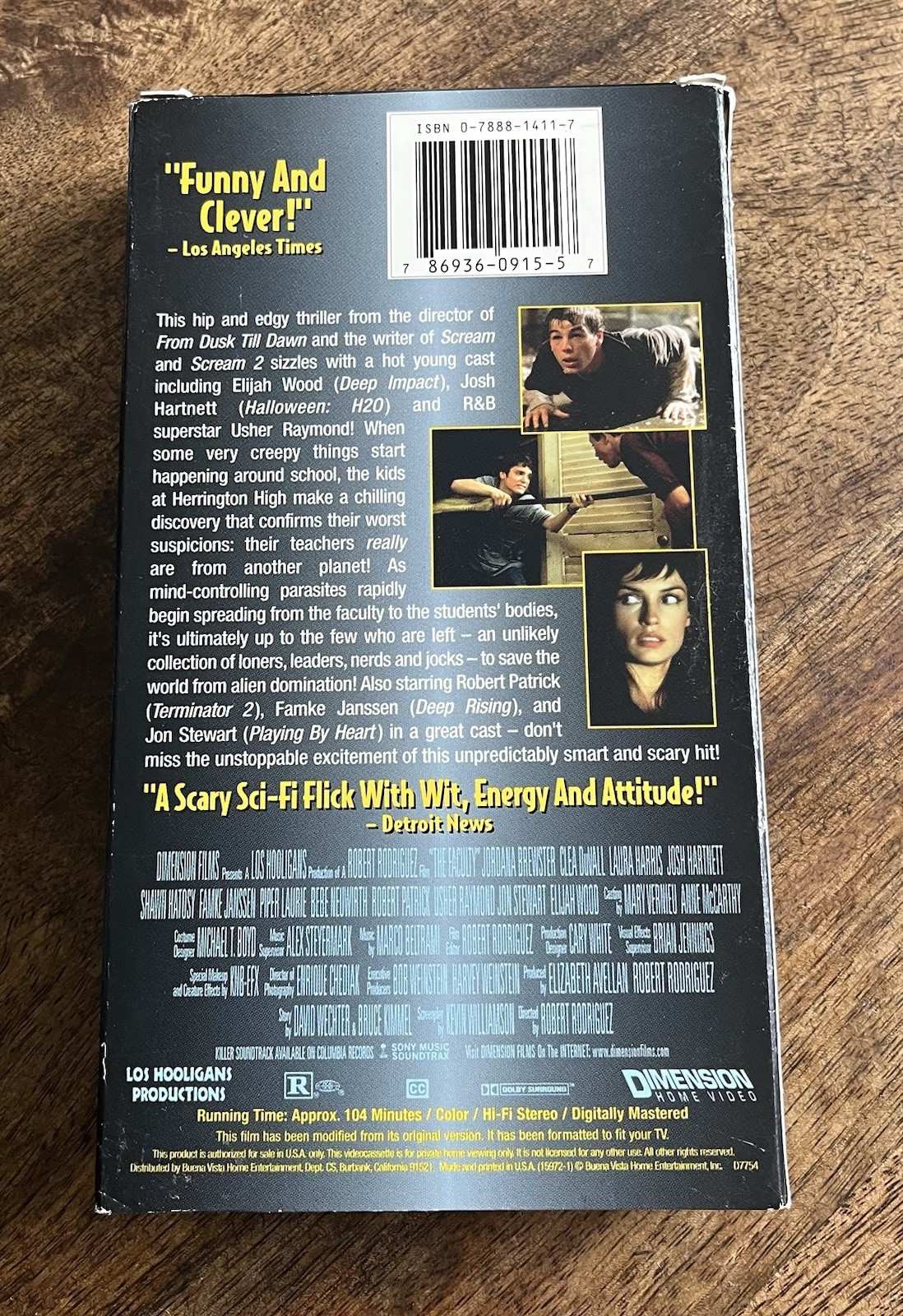 The Faculty (VHS, 1999) Horror, Mystery, Sci-Fi, Josh Hartnett, Elijah Wood