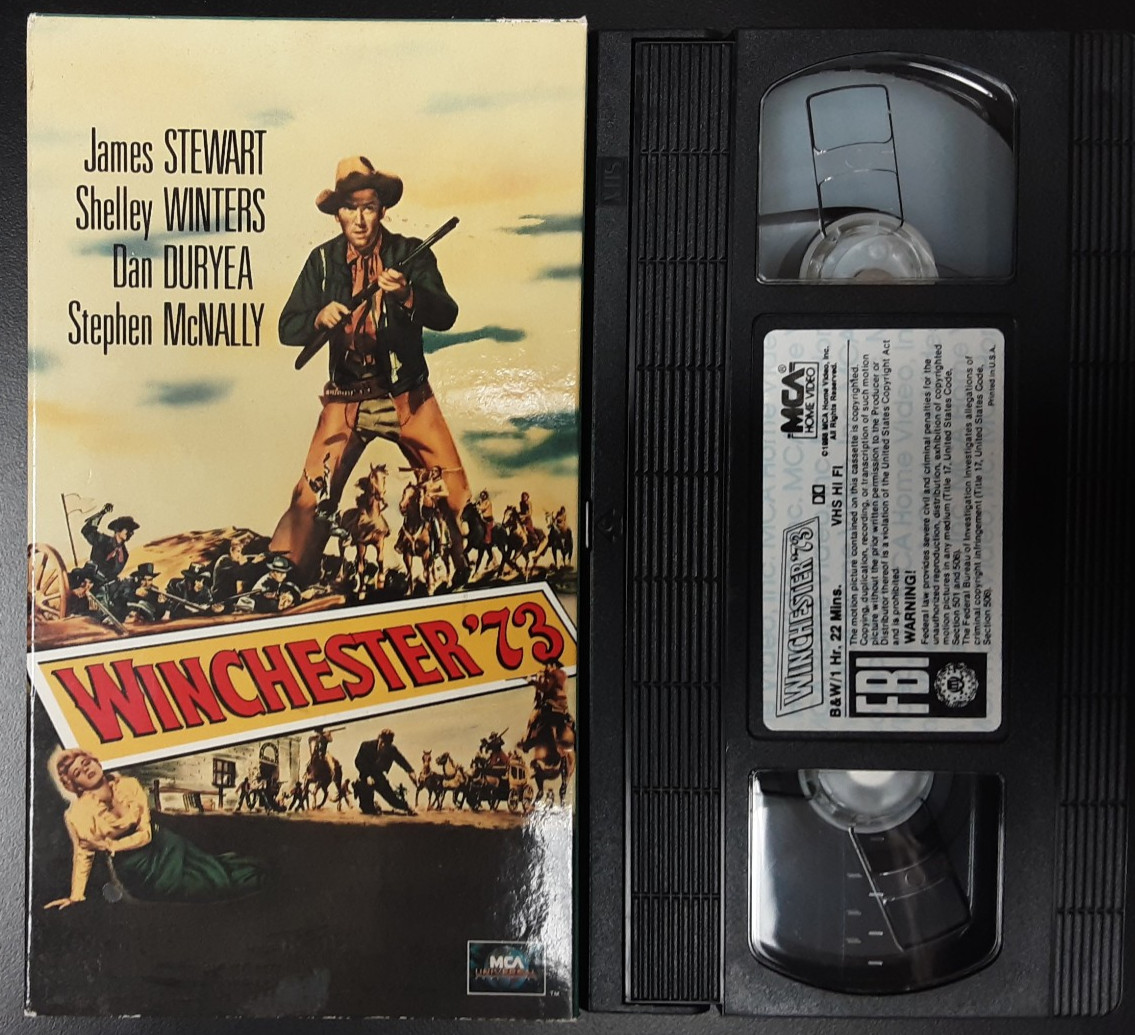 Winchester 73 (VHS, 1950) – James Stewart, Shelley Winters, Dan Duryea