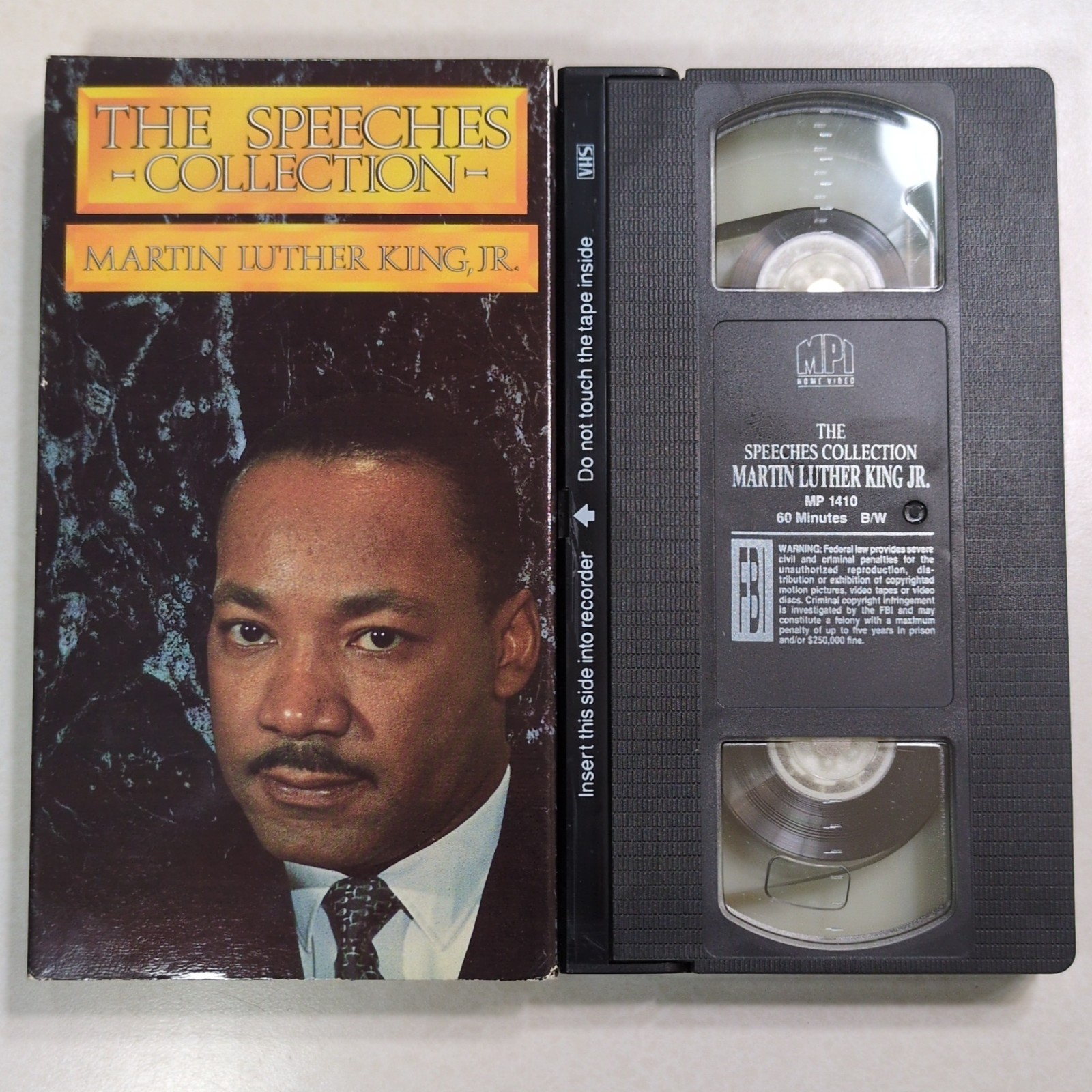 Speeches Collection: Martin Luther King Jr. VHS 1989 Hi-Fi 60 Mins.