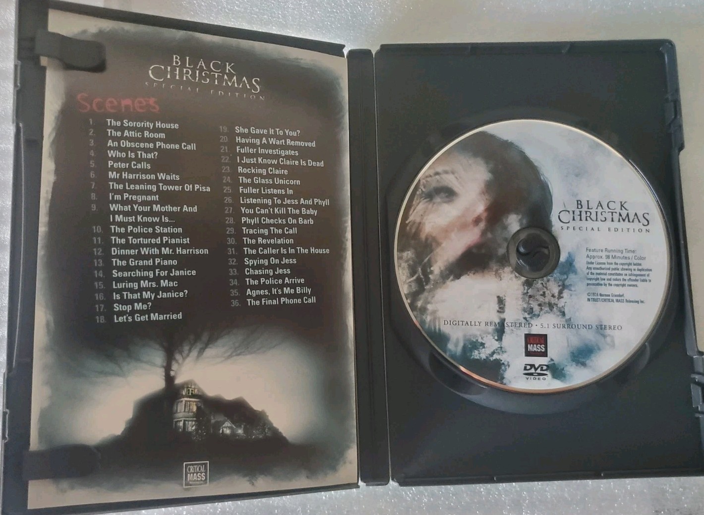 Black Christmas (1974 Bob Clark) Pre-Owned 2006 Critical Mass DVD