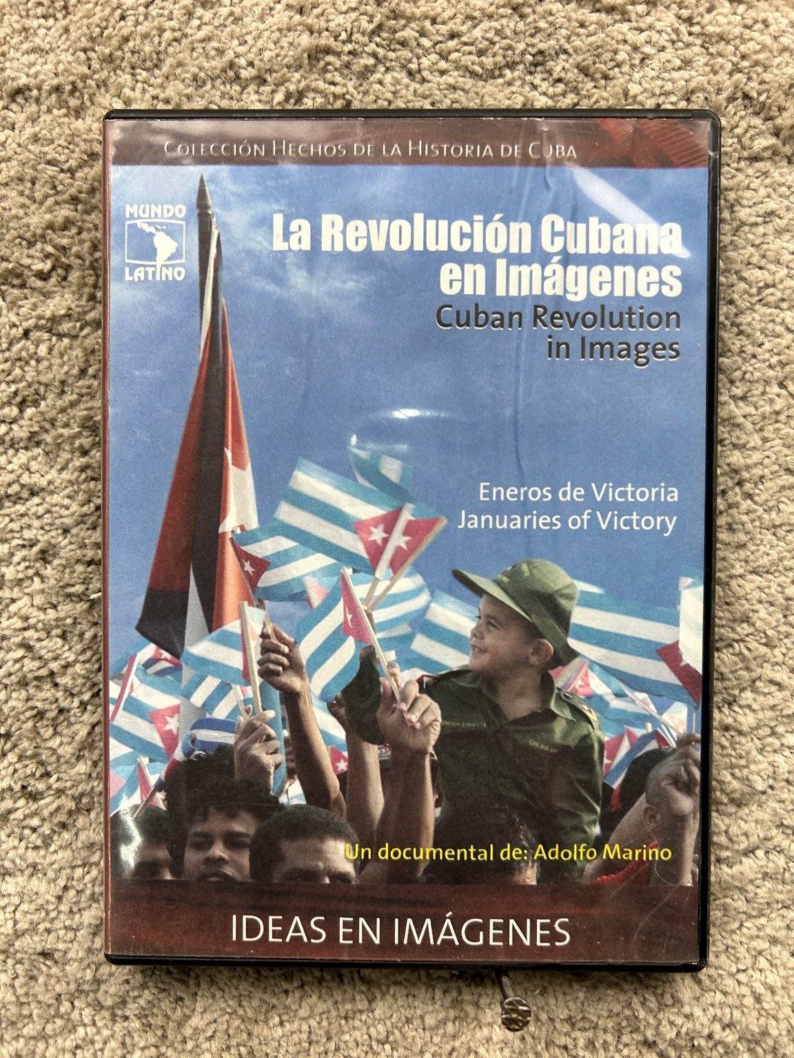 La Revolución Cubana en Imágenes DVD Cuban Revolution Adolfo Marino ALL Region