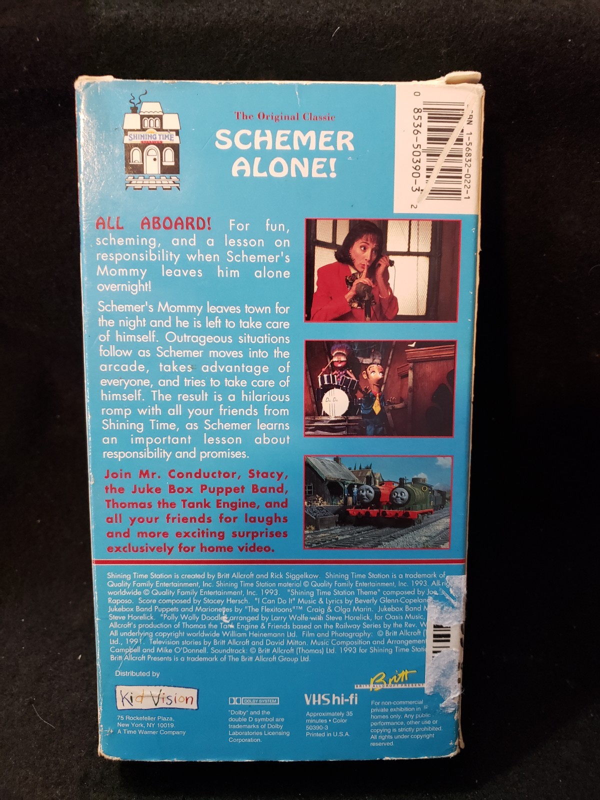 Shining Time Station Schemer Alone Vol 2 VHS 1993 Video Thomas Tank Engine