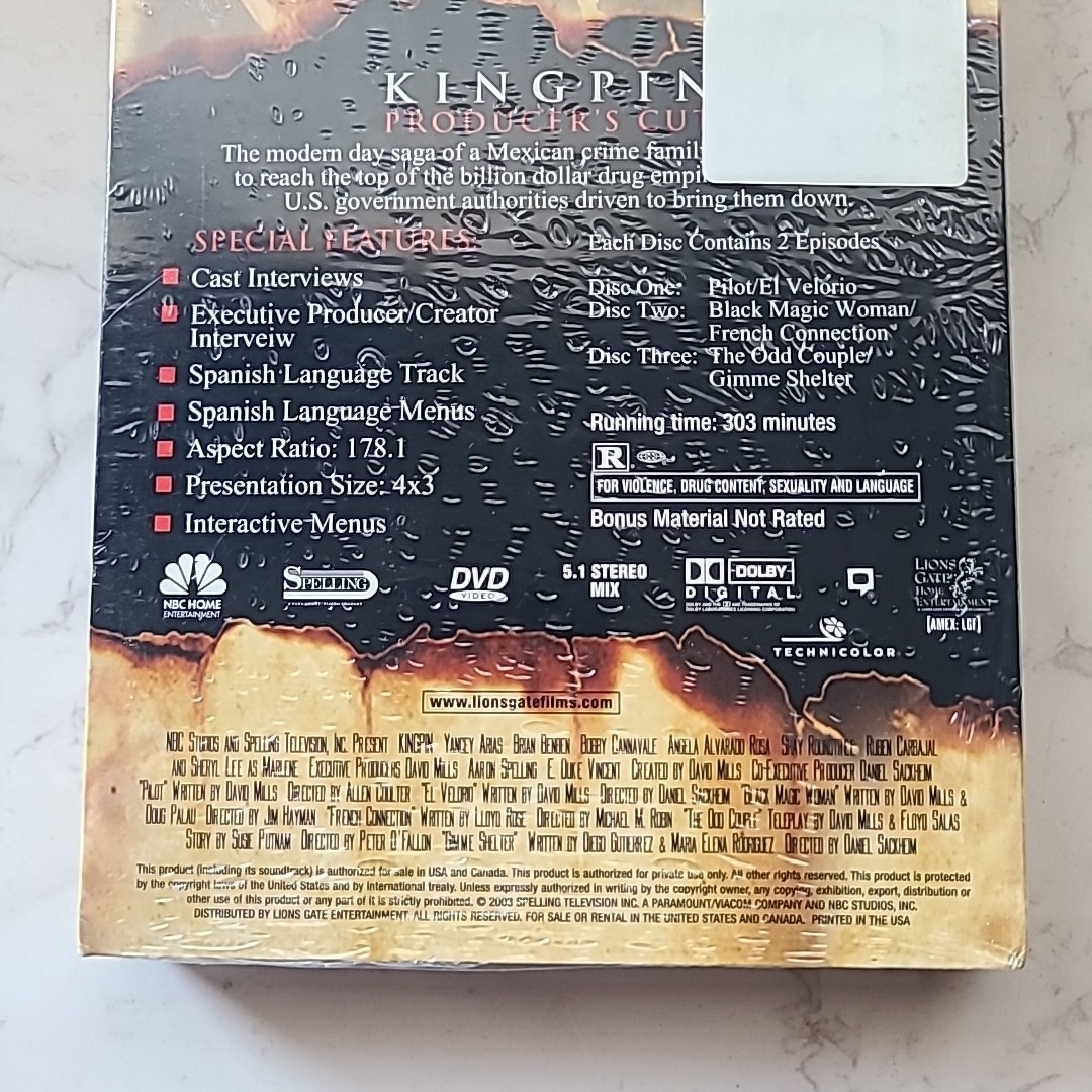 Kingpin BRAND NEW DVD Producers Cut 2003, 3 Disc Bkx Set, With Cast Interviews