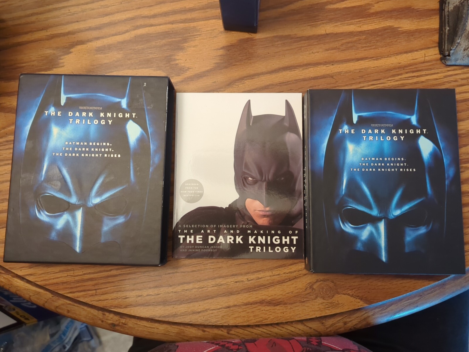 The Dark Knight Trilogy Blu-ray Box Set Christopher Nolan Batman Begins Rises