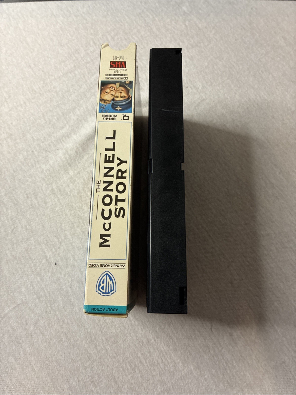 Warner Home Video The McConnell Story 1990 VHS Alan Ladd **Buy 2+ Save 45%**