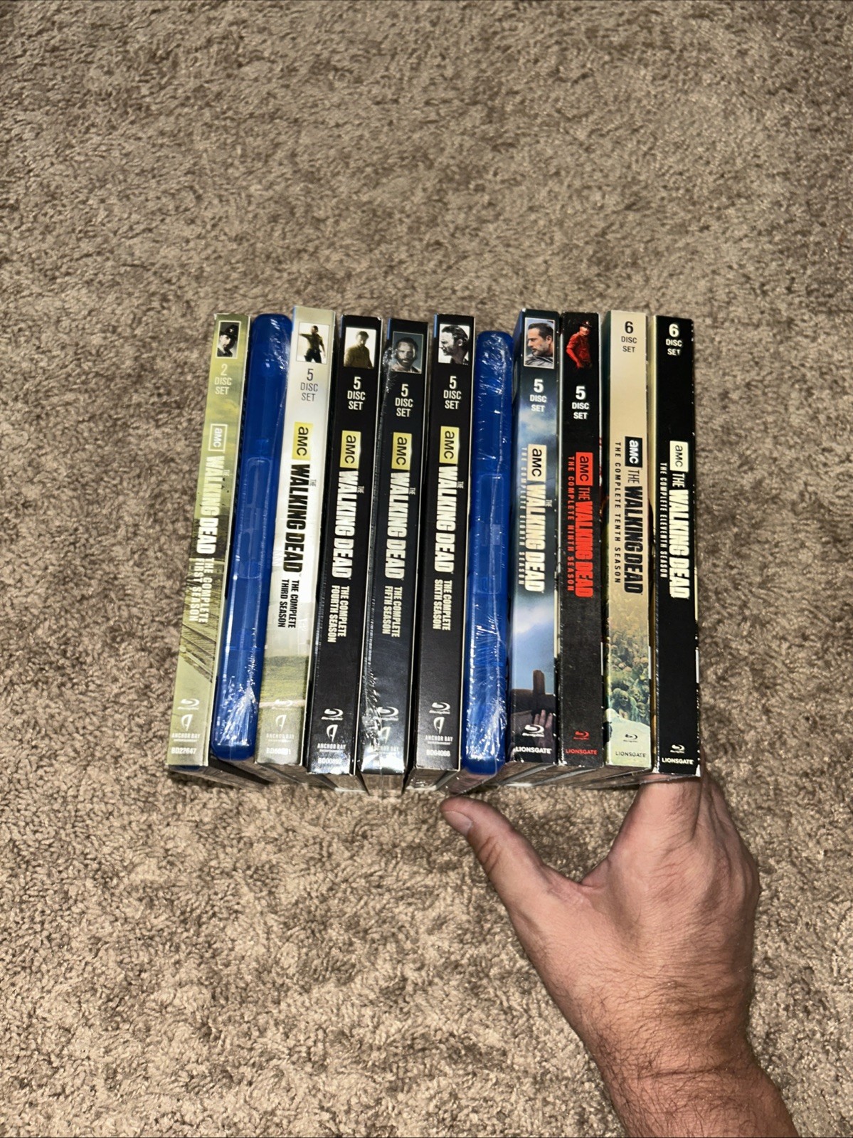 The Walking Dead: the Complete Seasons1-11 Blu-ray set brand new sealed very nic
