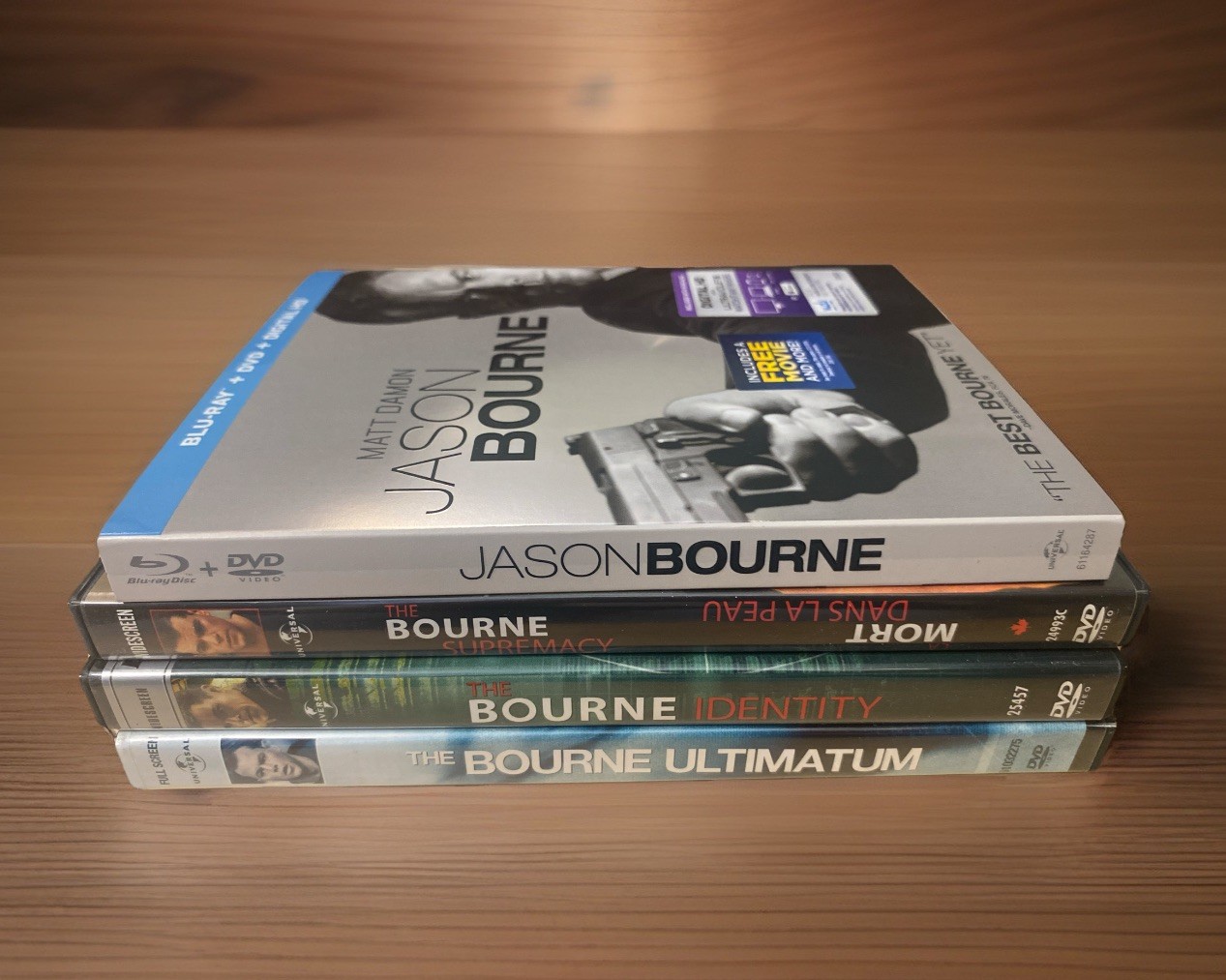 4 Jason Bourne DVD Collection