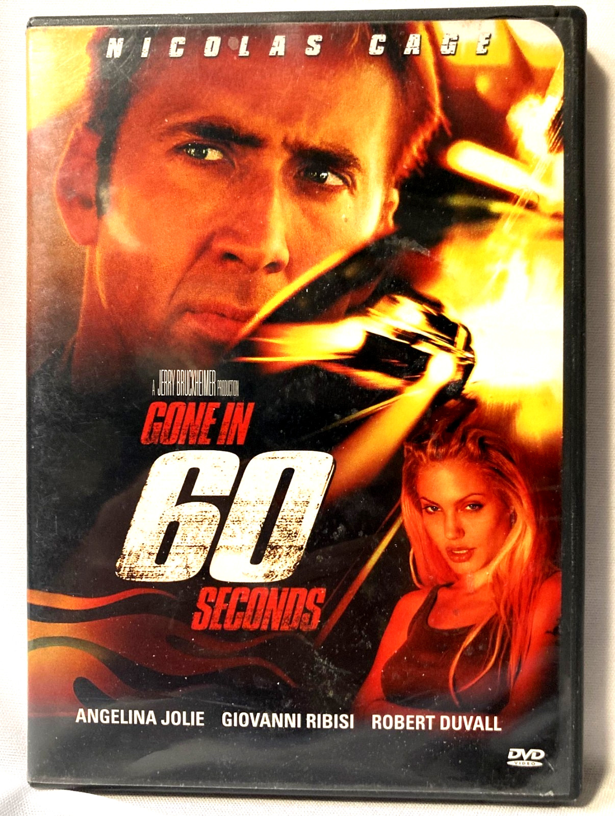 DVD – Gone In 60 Seconds Cage – Jolie – Duvall 118 Minutes PG-13