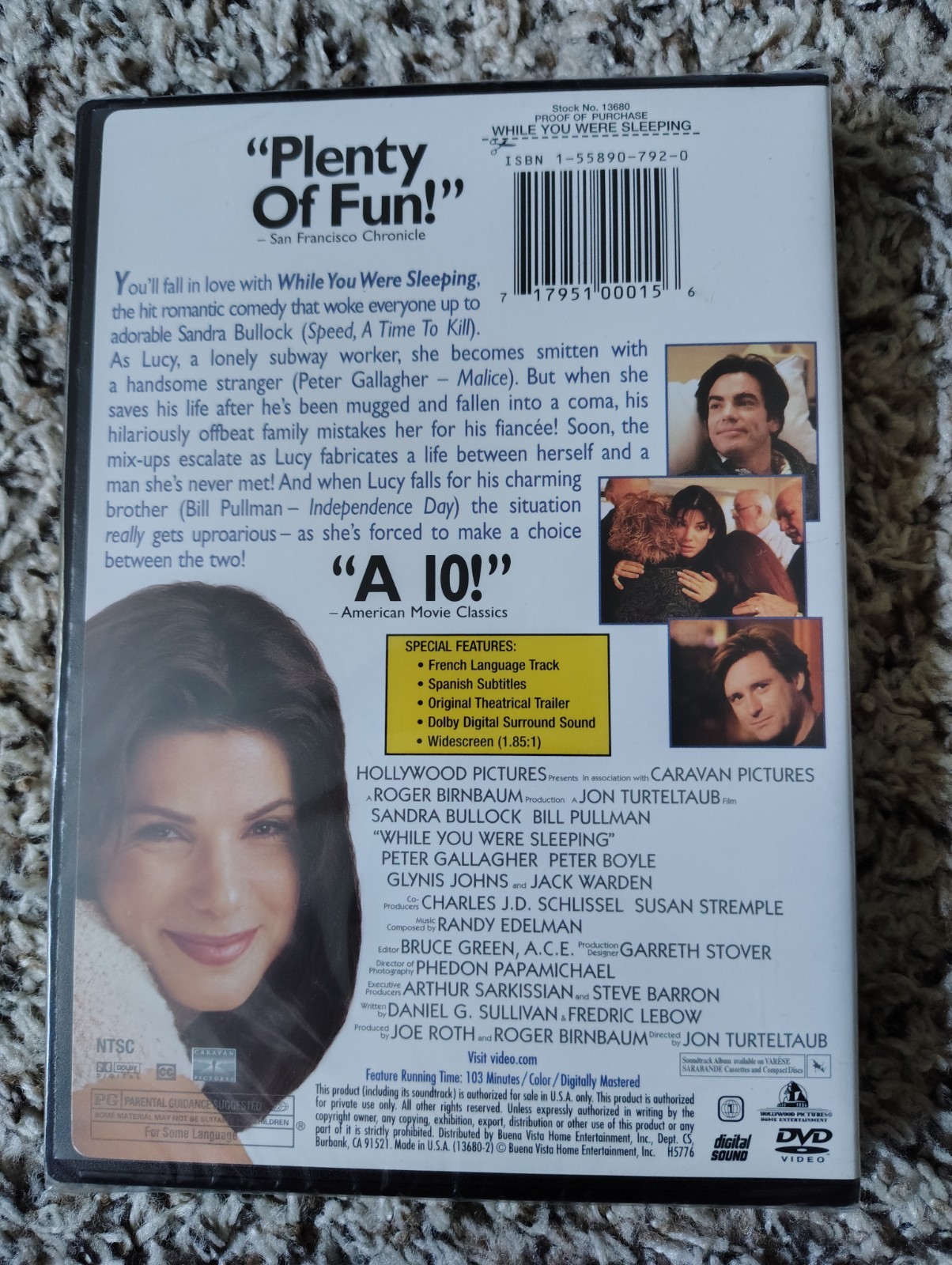While You Were Sleeping Widescreen Sandra Bullock Bill Pullman DVD New