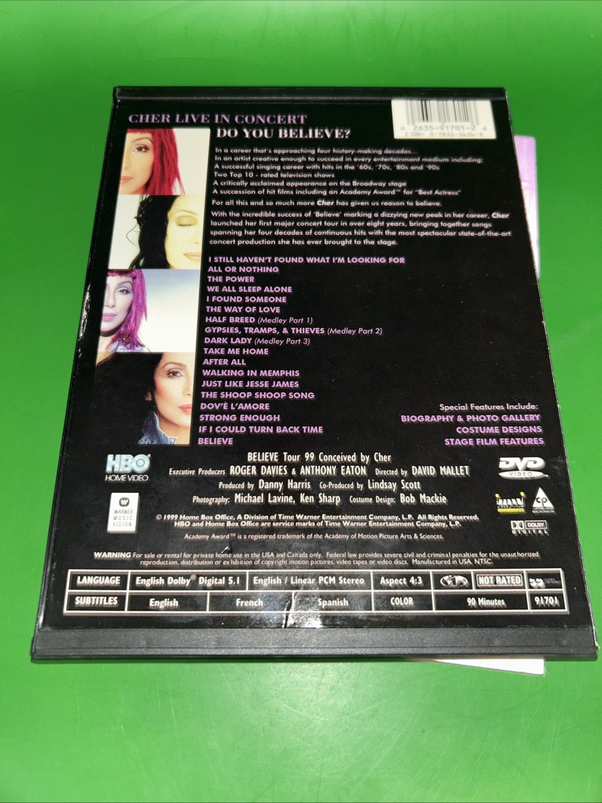 CHER The Farewell Tour Live In Concert The Very Best Of Video Hits Collection