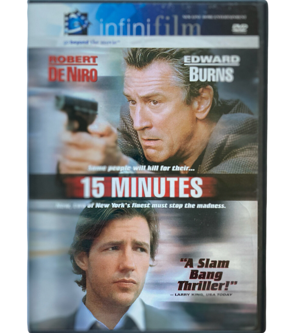 DVD 2001 15 Minutes Robert De Niro Edward Burns