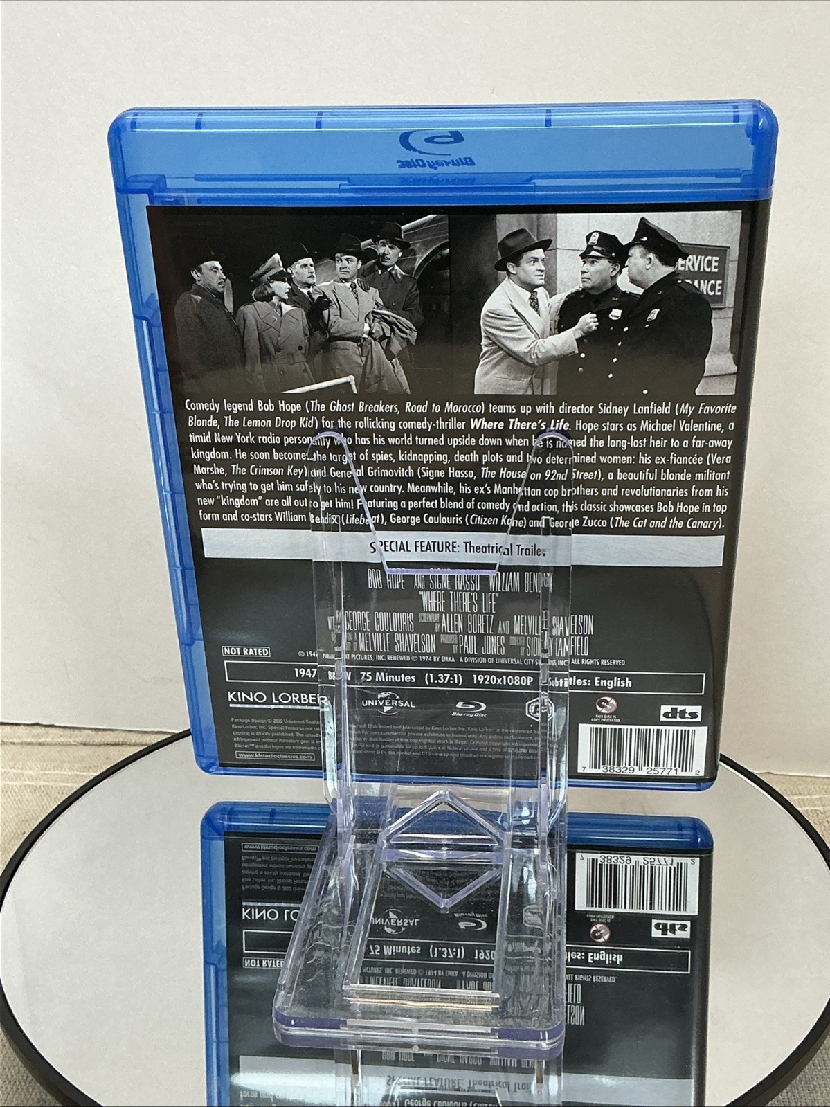 Where There’s Life (Blu-ray, 1947) Bob Hope Signe Hasso