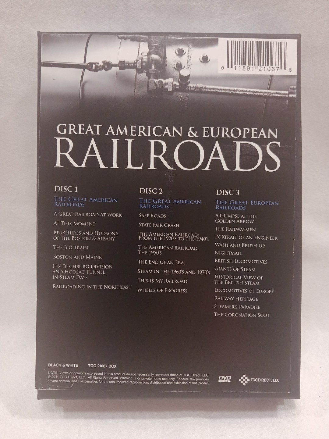 Trains (DVD Lot) Railways of Southern Germany, Great American European Railroads