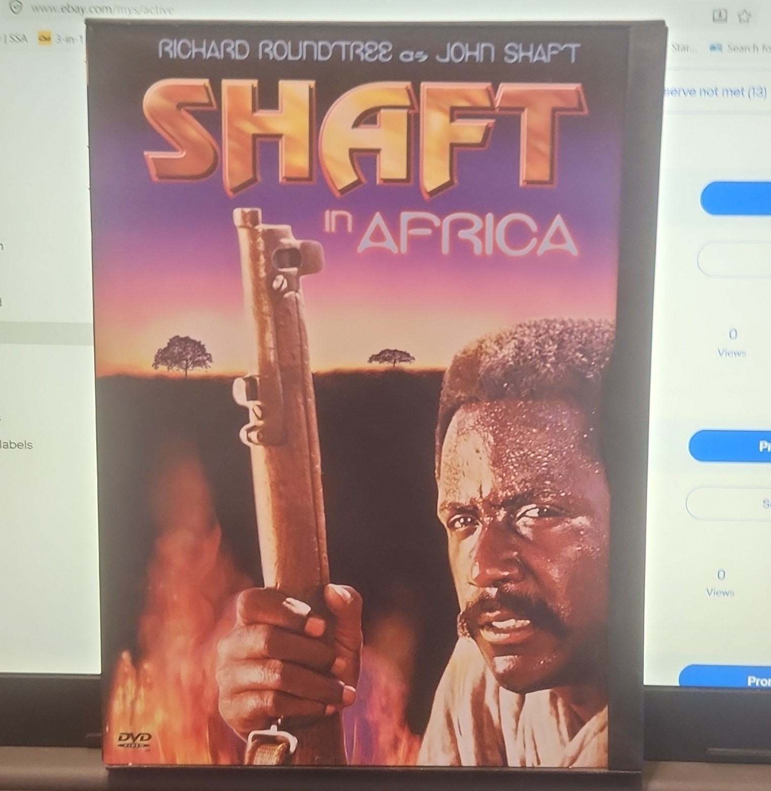 Metro-Goldwyn-Mayer Shaft in Africa DVD Adventure R Richard Roundtree 112m