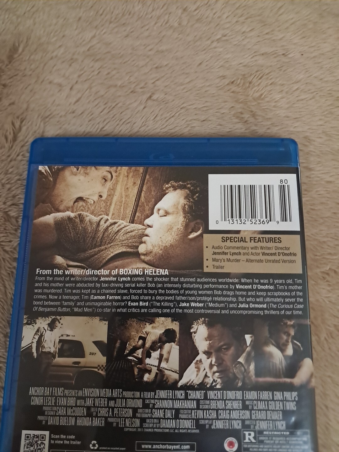 Chained (Blu-ray/DVD, Combo 2012) LIKE NEW – Horror Thriller EUC