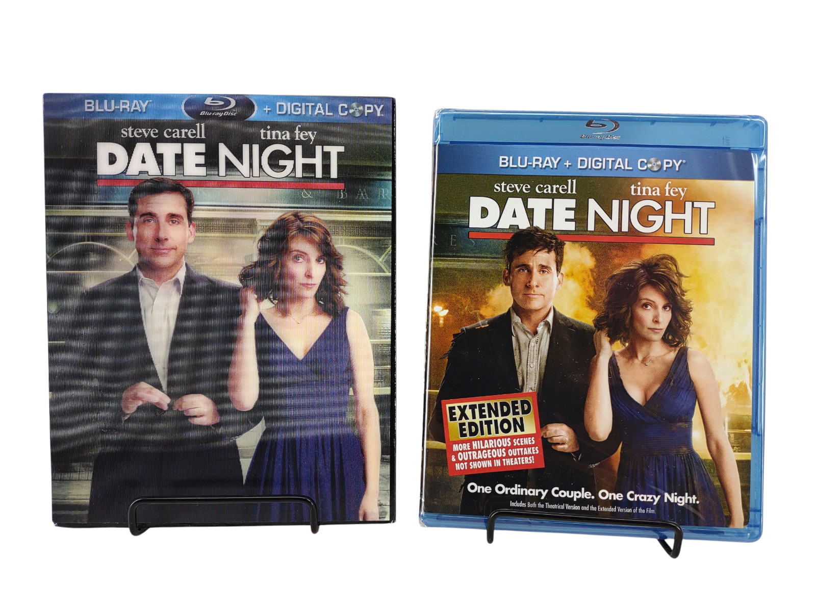 Date Night (Blu-ray, 2010, 2-Disc) w/lenticular slipcover New/ Sealed