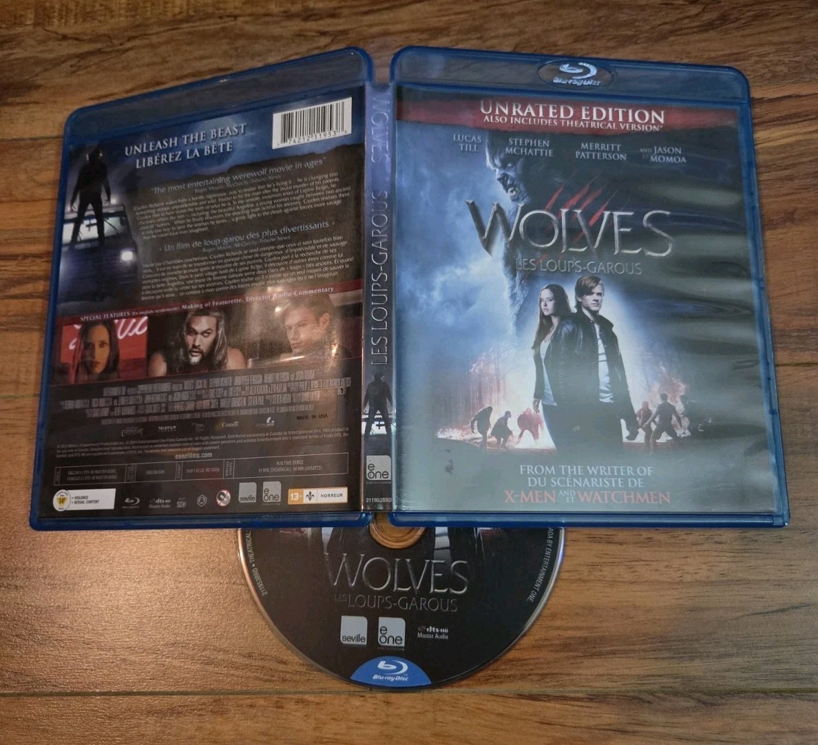 /7510 Wolves (2014, Lucas Till, Jason Momoa) Unrated Region A Blu-ray OOP