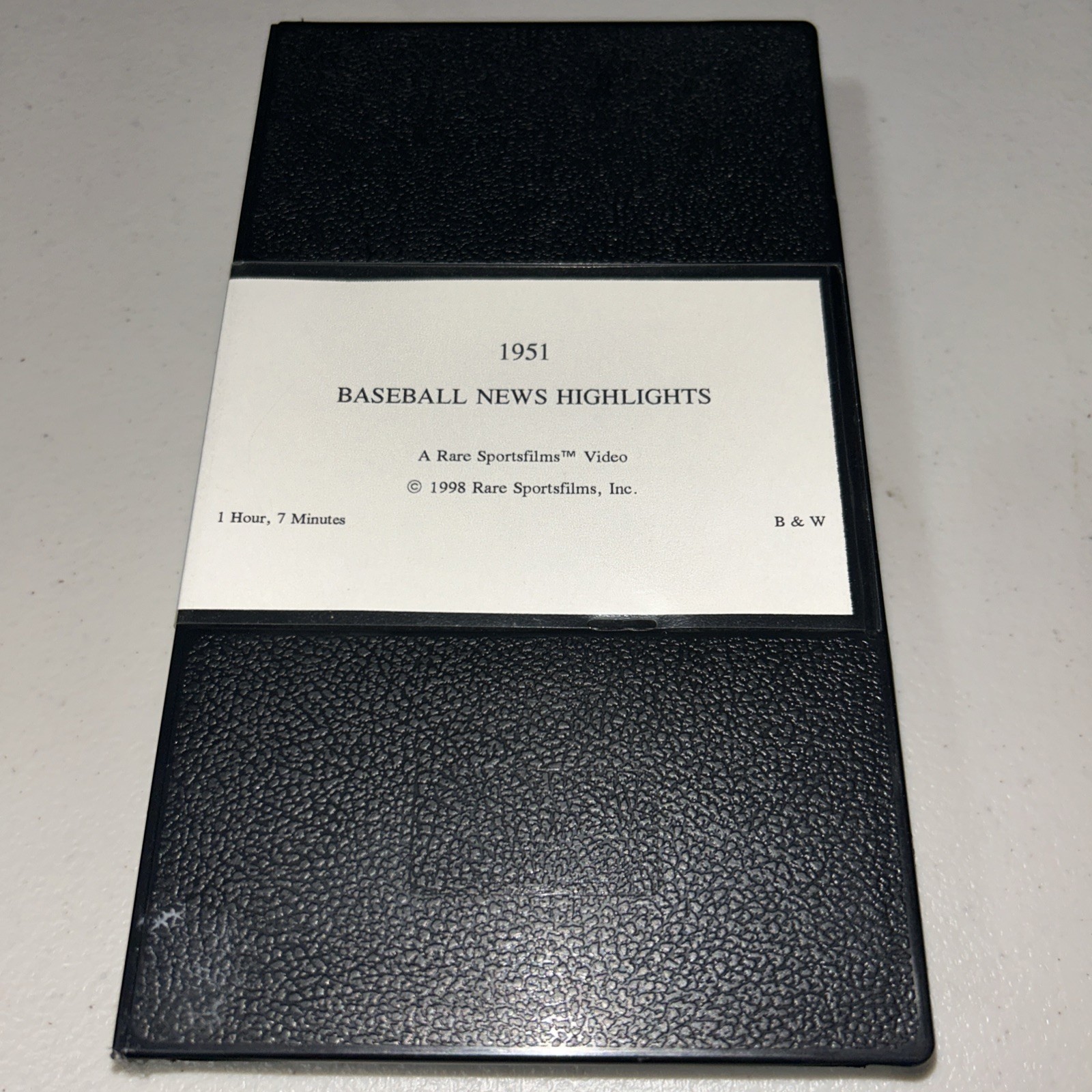 Rare Sportsfilms VHS Tape 1951 Baseball News Highlights