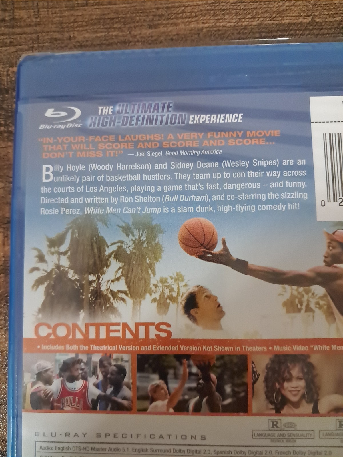 White Men Can’t Jump Blu-ray New Wesley Snipes Woody Harrelson