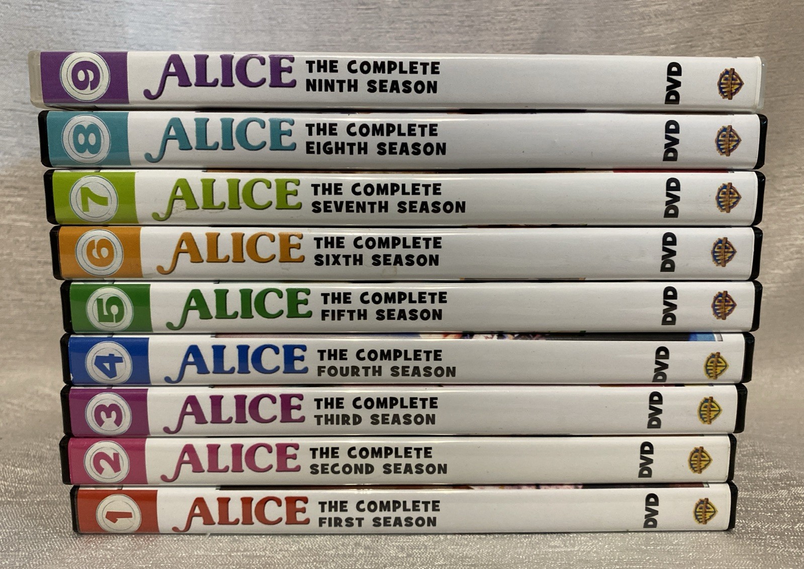 Alice TV Show Seasons 1-9 DVD’s Linda Lavin Warner Archive 1976-1984 – RARE