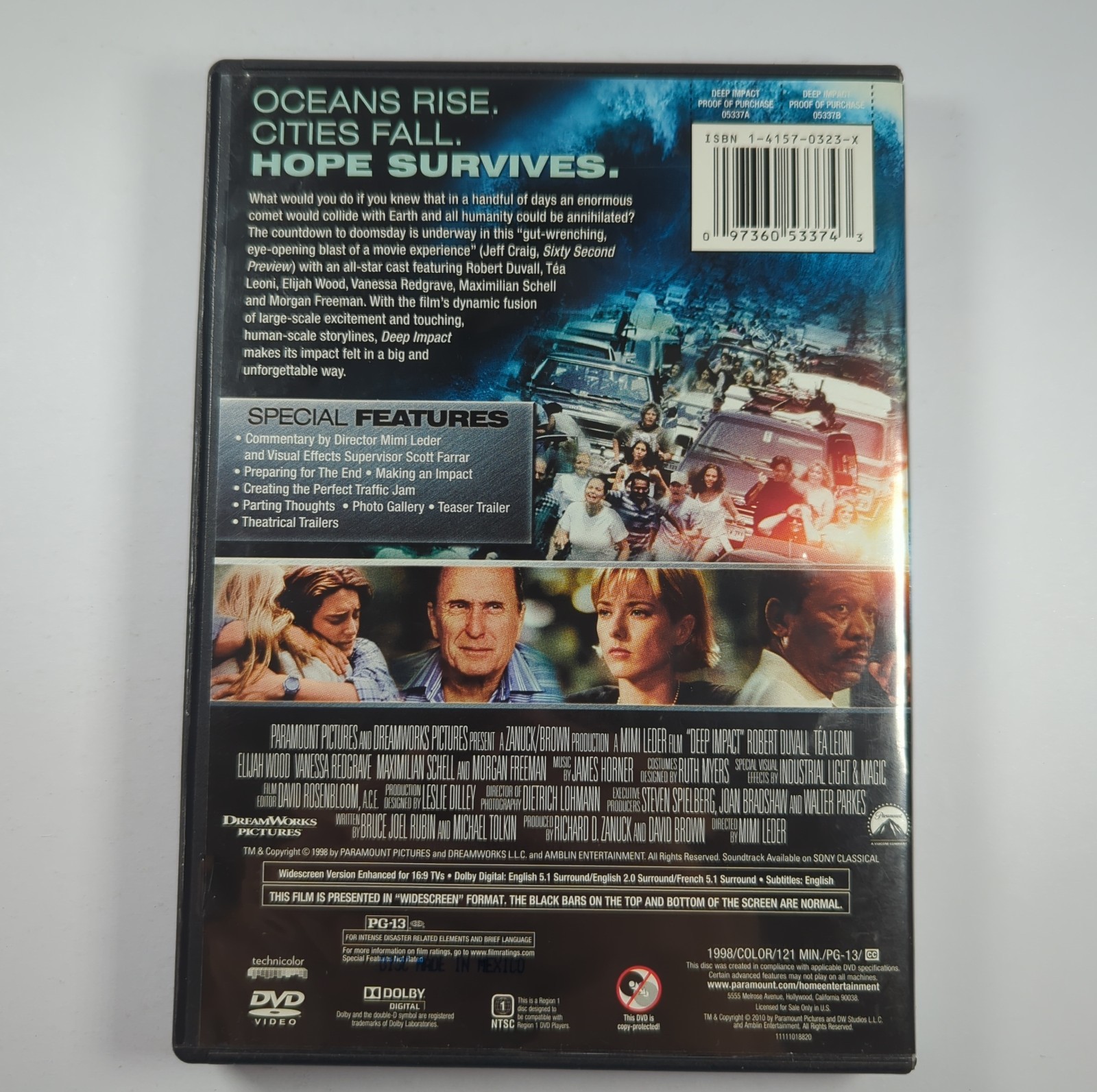Deep Impact DVD Special Collectors Edition Sci-Fi Action Movie Very Good B2G1