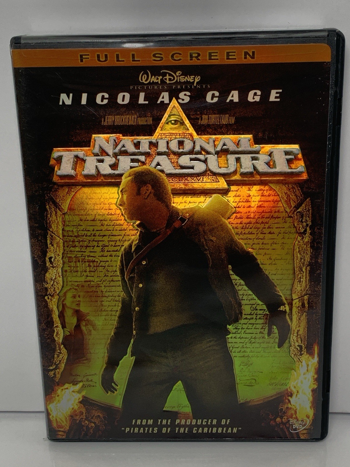 National Treasure (DVD, 2005, Full Screen) Disney Brand New