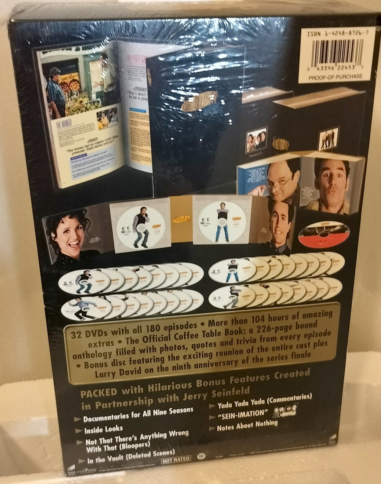 Seinfeld: The Complete Series DVD, 33-Disc Set With The Coffee Table Book Mint