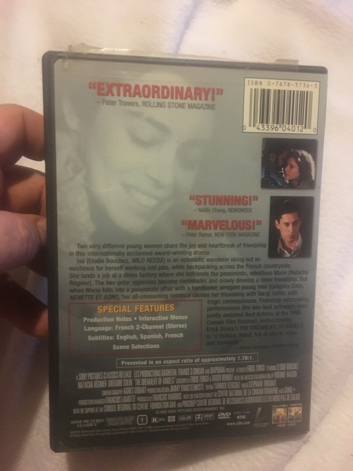 The Dreamlife of Angels (DVD, 1999, Subtitled in Multiple Languages)
