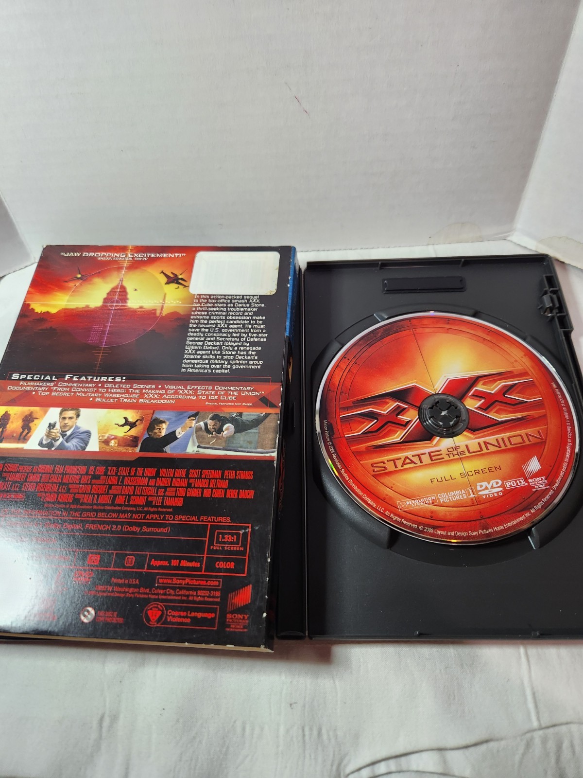 XXX: State of the Union DVD Full Screen Special Edition
